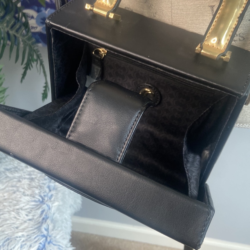 Telephone Purse Handbag Pink Black White Rotary Adjustable Shoulder Strap - Picture 3 of 9